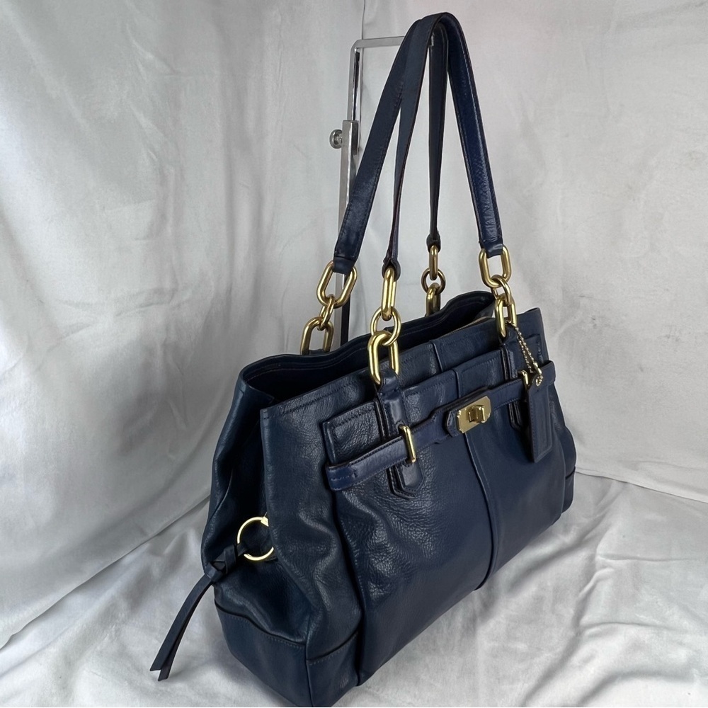 Stunning Blue Coach Chelsea Jayden Carry All Bag - Picture 6 of 12